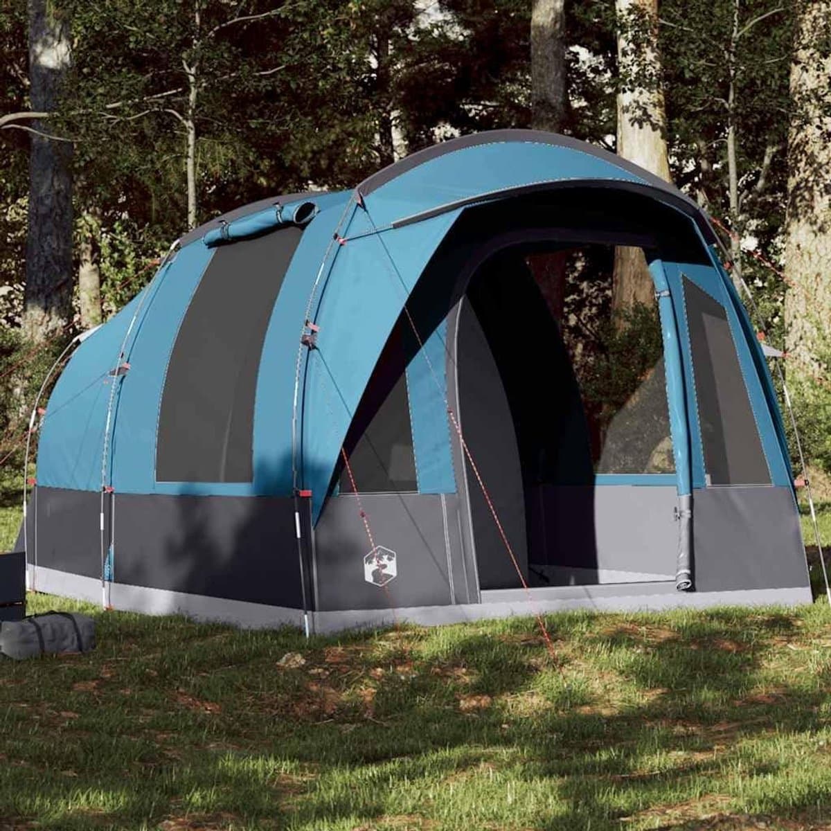 Tunneltent 3 Personen - Campingtent Waterdicht - Outdoor Avonturen - Snelle Opbouw - 400 x 260 x 205 cm - Blauw