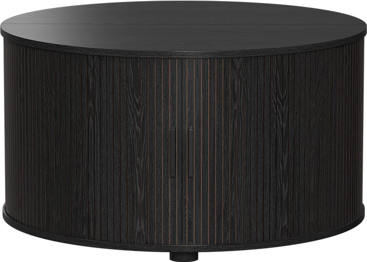 Vicco Selva Salontafel – 80 x 80 cm met schuifdeur Zwart