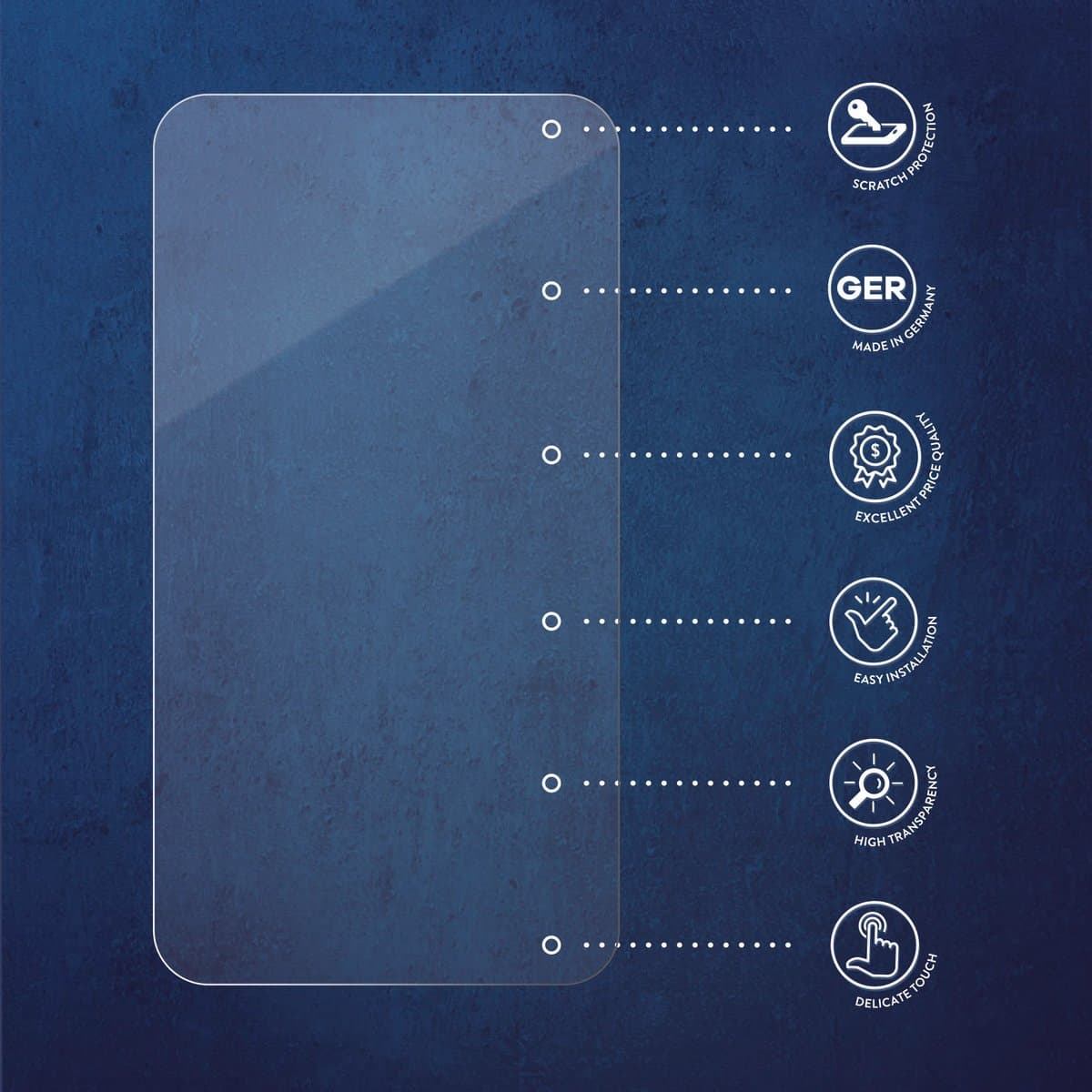 Savvies - Screenprotector voor Levoit Classic Pro Smart 106 cm - Folie Beschermfolie transparant 18 Stuks
