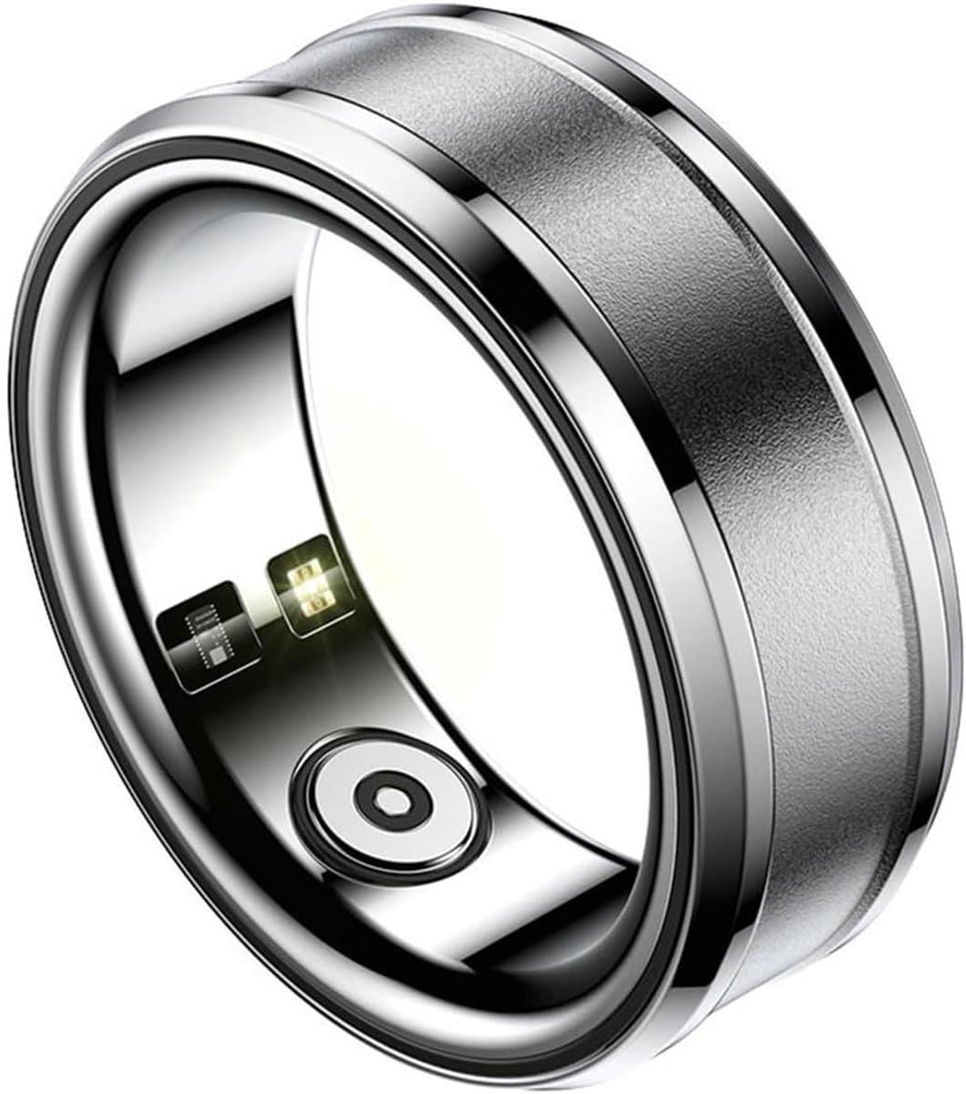 Slimme Ring - Gezondheids tracker - Fitness monitoren - IP68 Waterdicht - 5 dagen batterij - Zwart