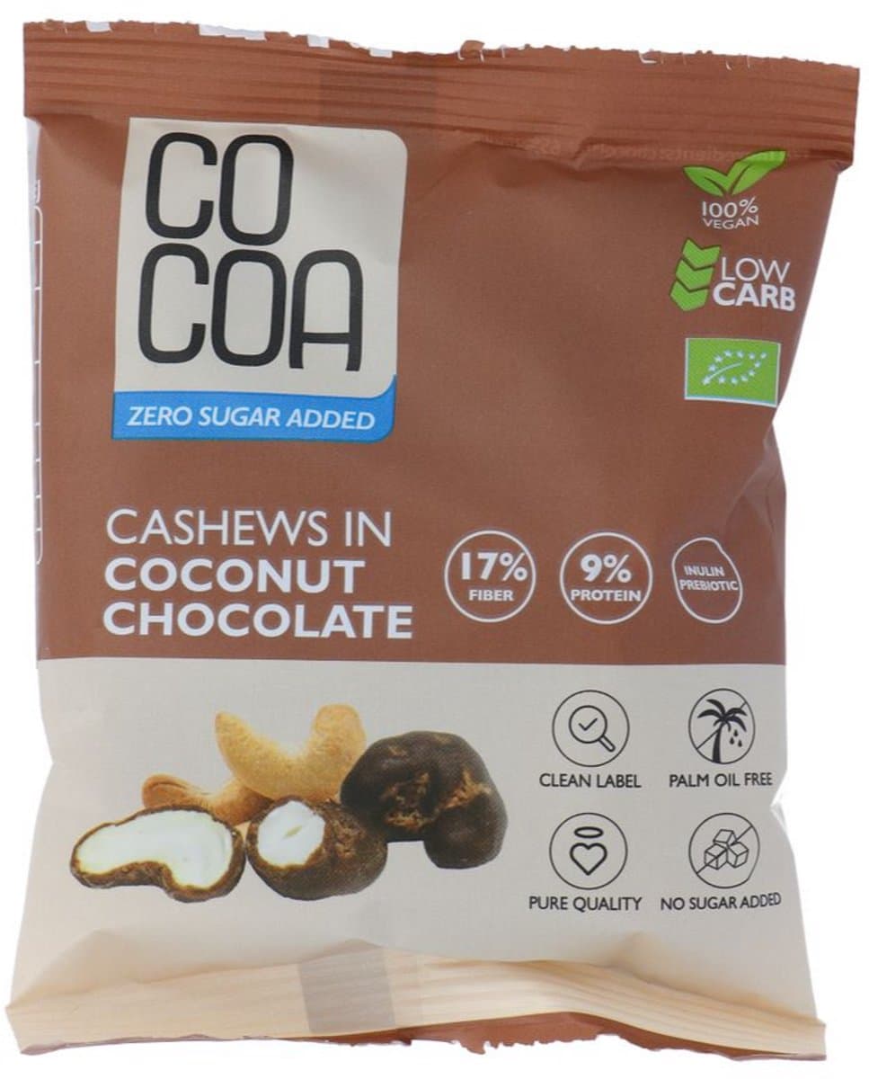 Cocoa Coconut Chocolate Cashews 70GR