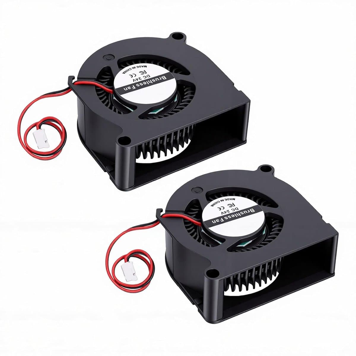 3D Printer Ventilator - Koelventilator Extruder - 3D Printen Koelen - Dubbele Kogellagers - 50x50x20mm - Zwart