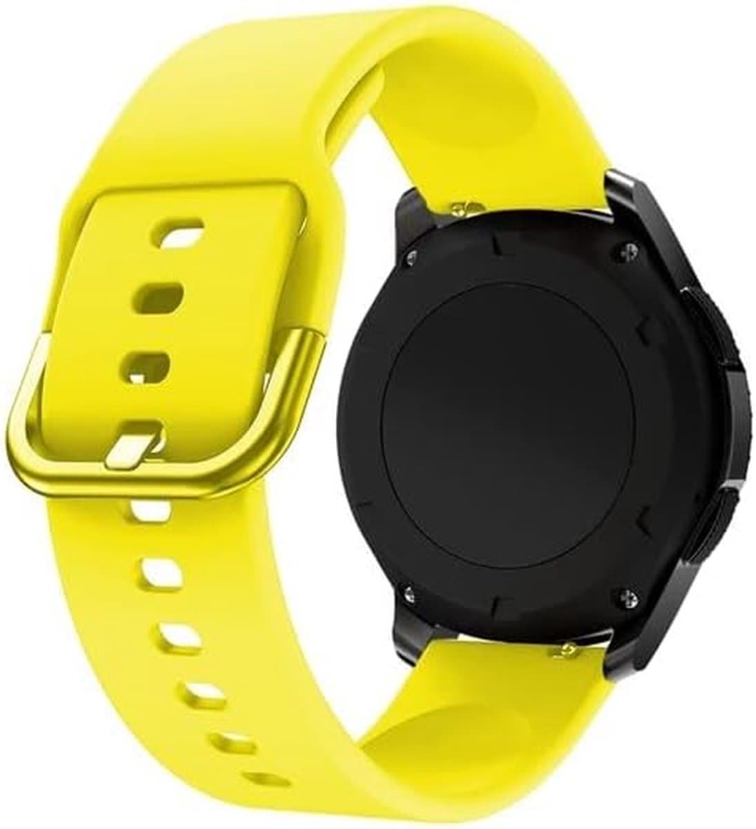 Sportband Garmin Forerunner - Siliconen Band - Dagelijks Gebruik - Water en Zweetbestendig - 22mm - Geel