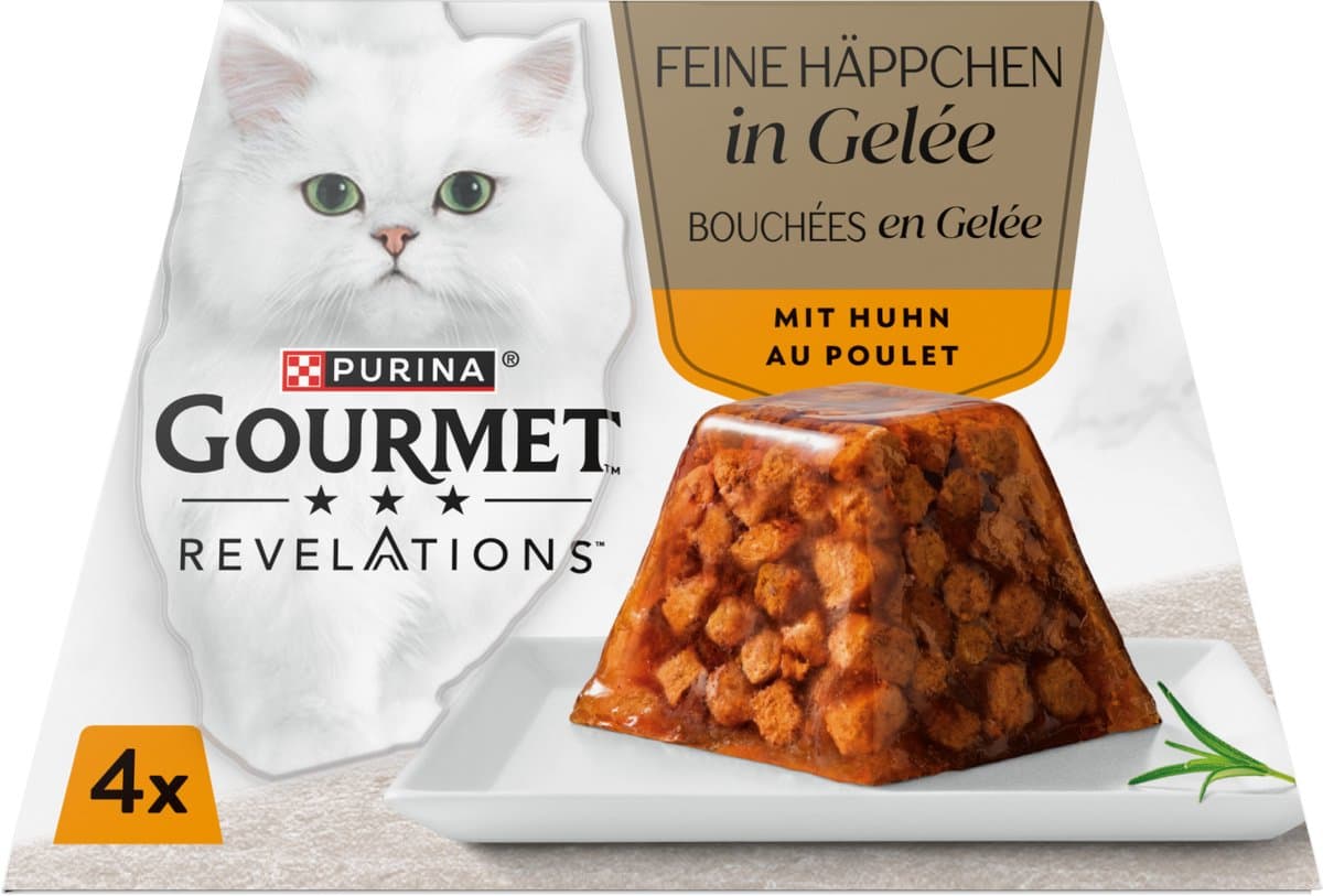 GOURMET Revelations Fine Cuts with Chicken (4 x 57g)
