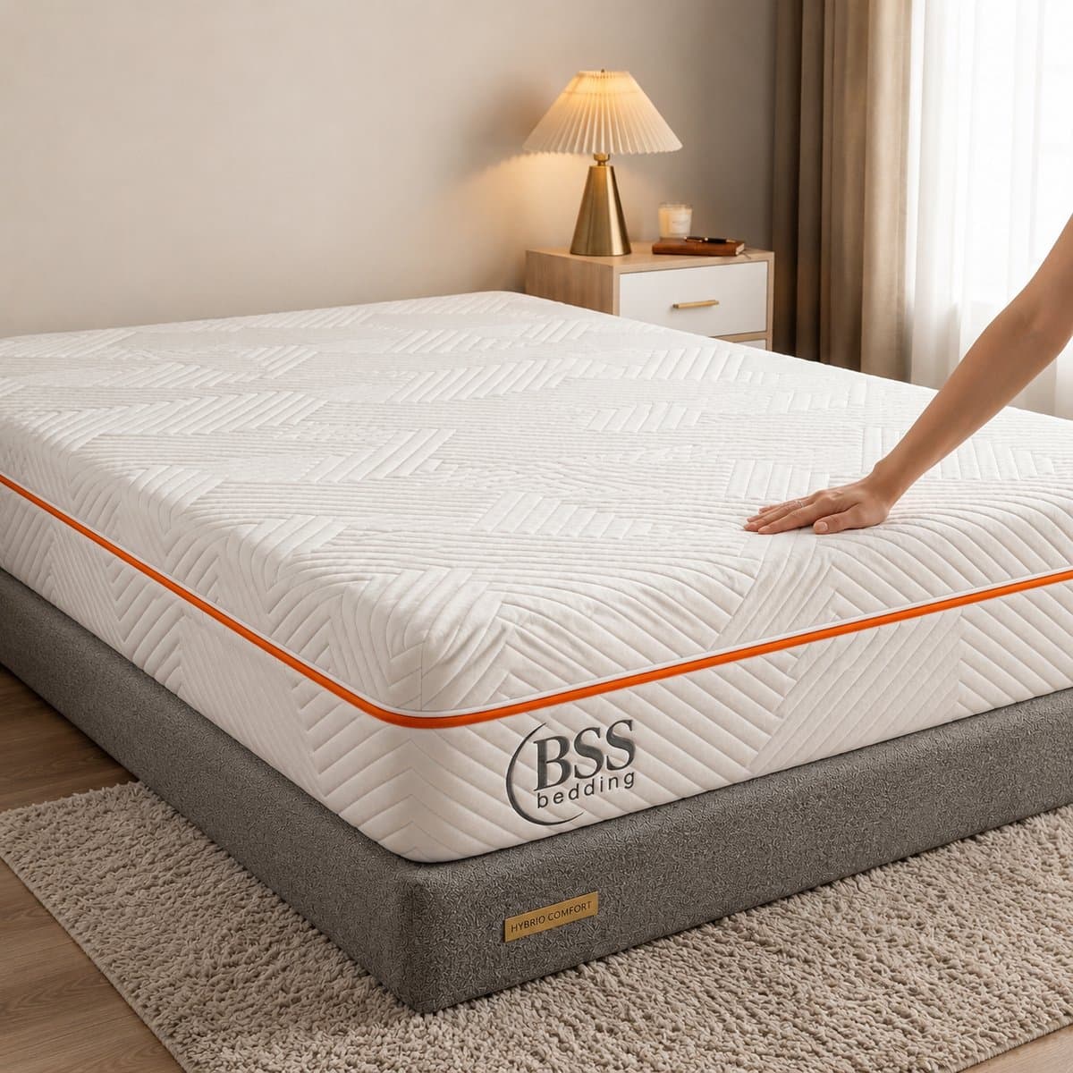 BSS Bedding Initial - Matras - 140x200 cm - 18 cm Dik - Traagschuim met Gel Memory Foam
