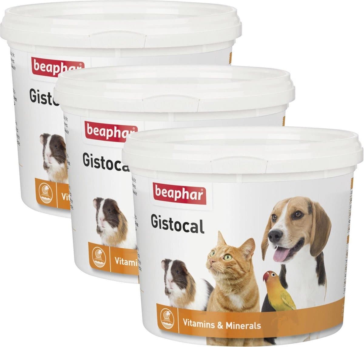 Beaphar Gistocal - Voedingssupplement - Weerstand - 3 x 500 g