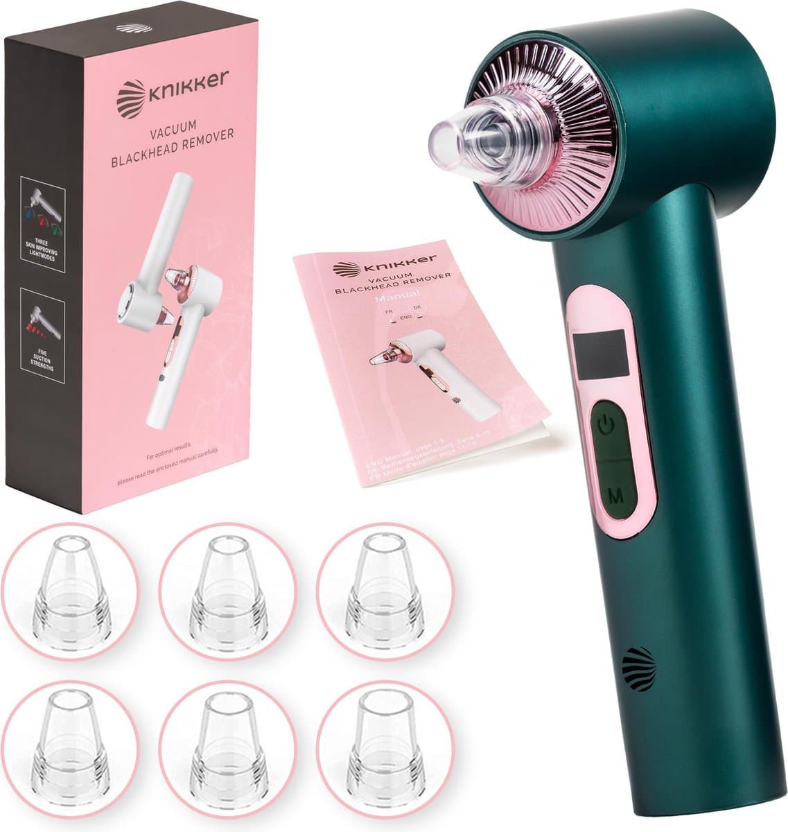 Blackhead Remover Vacuum - Mee Eter Verwijderaar - Groen