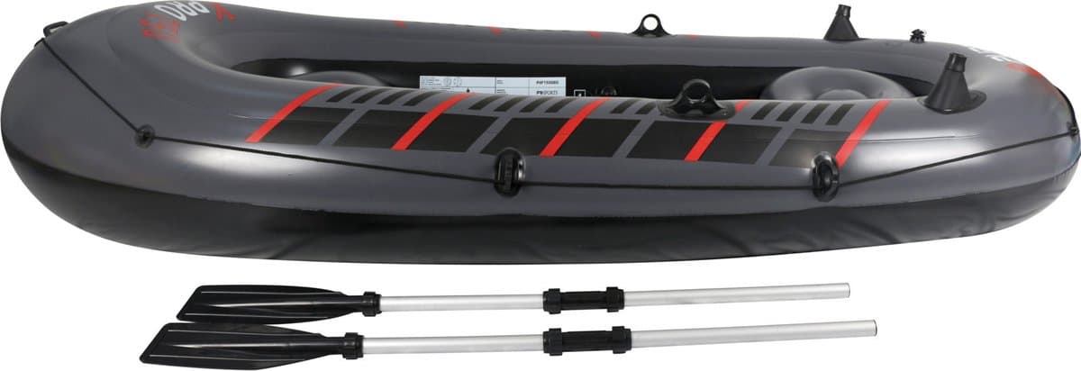 Pure4Fun XPRO 750 - Opblaasboot - 2-4 Persoons - Inclusief Peddels - 270x126x52 cm - Rubberboot - Opblaasbare Boot