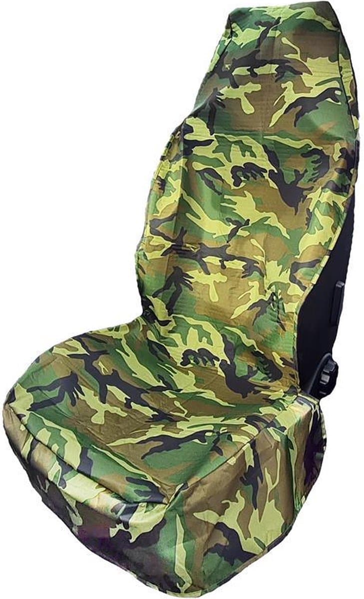 HP Autozubehör 19333 Sitzschoner Camouflage Werkplaatsbeschermhoes Polyester Camouflage groen Passagier, Bestuurder