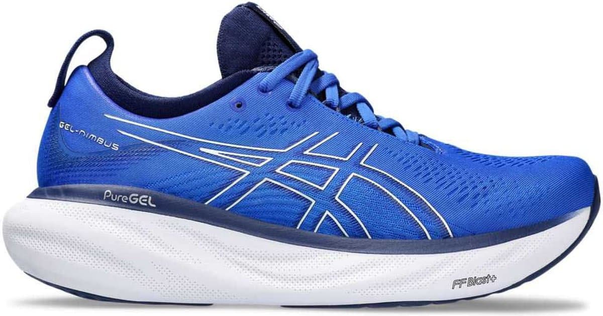 Asics Gel-nimbus 25 Hardloopschoenen Blauw EU 46 Man