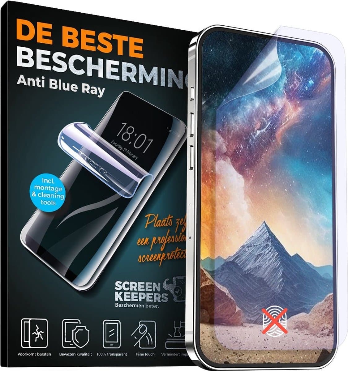 Screenprotector - ANTI BLUE LIGHT Geschikt voor Xiaomi 11T - Extra sterk - Case vriendelijk - ANTI BLUE LIGHT screenprotector - Screenprotector voor Xiaomi 11T