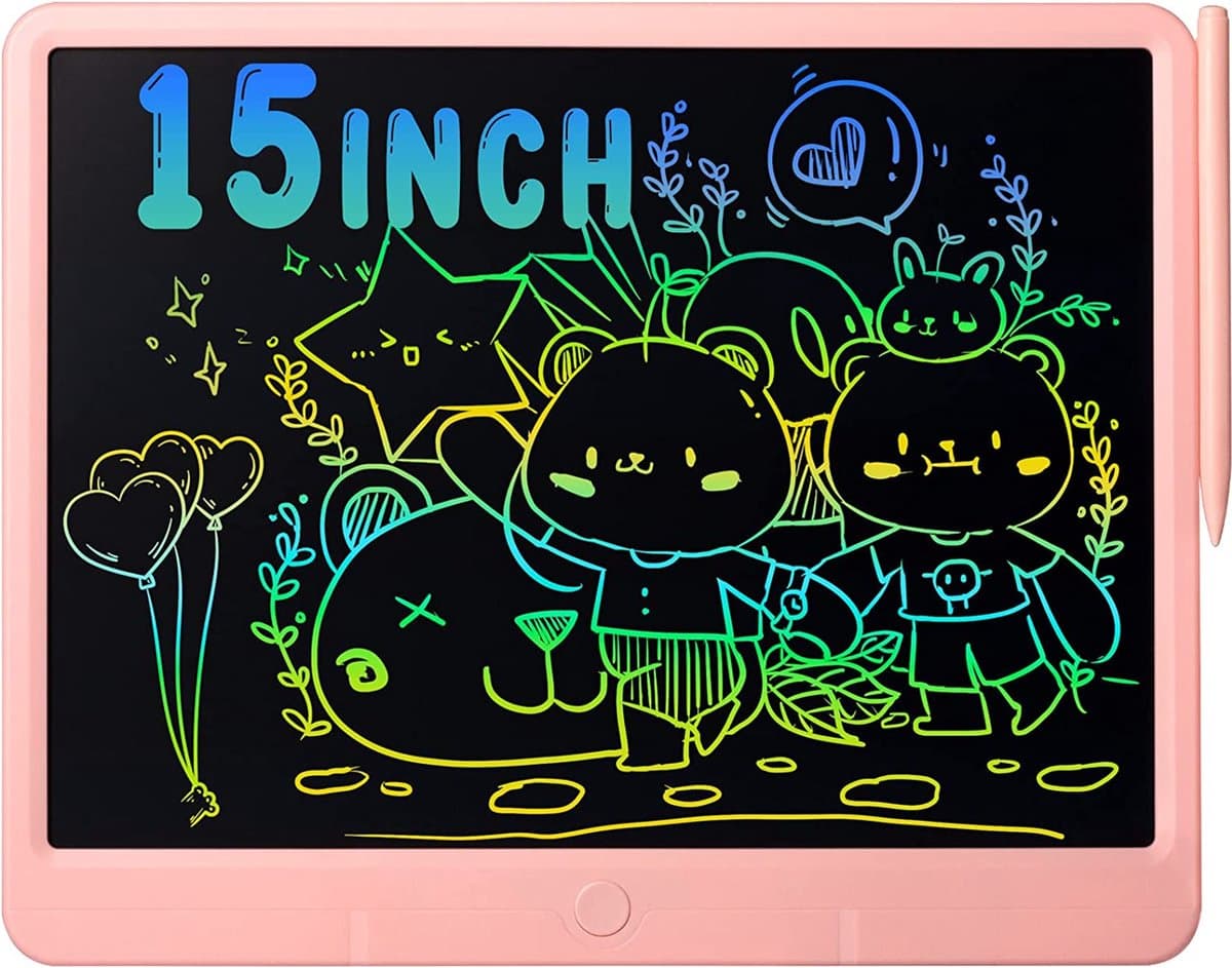 Lcd-schrijftablet / LCD Schrijven Teken Tablet kleurrijk scherm LCD-schrijftablet voor kinderen en volwassenen, uitwisbaar digitaal tekenbord