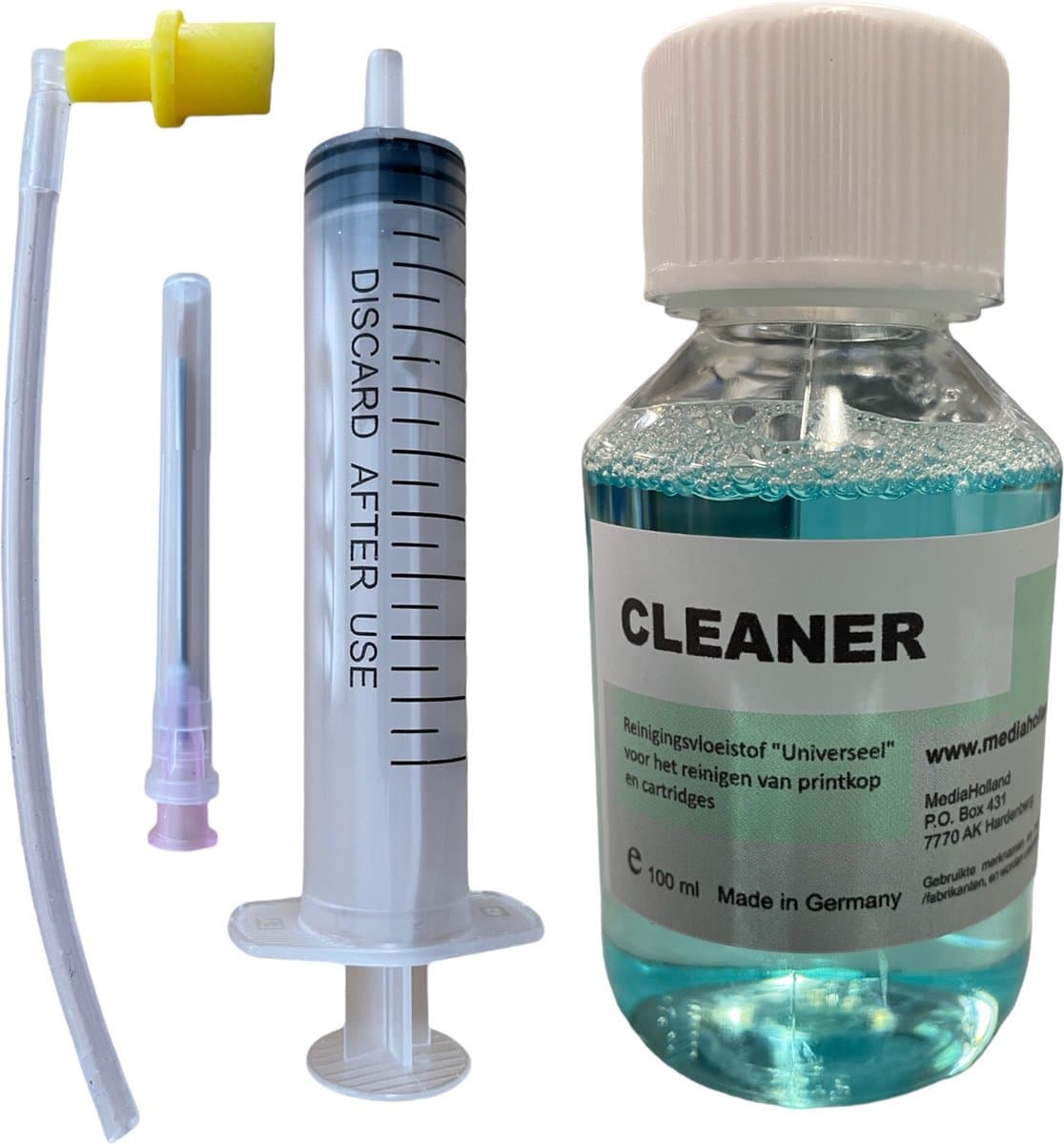 Brother en Epson Printkop Onderhoud Set - Printer Cleaning Kit - Incl. Printkopreiniger Vloeistof - 100 ml