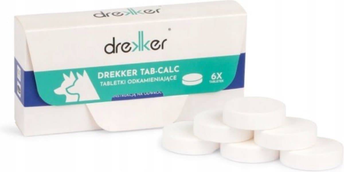 Ontkalkingstabletten voor koffiemachines - Drekker 6 tabletten - Universele ontkalkingstabletten voor koffiemachines - Verpakking bevat 6 tabletten