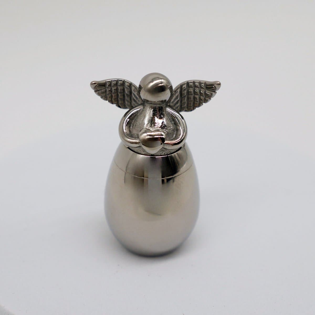 Mini urn - Zilver - Engel - Urn voor as - Groot