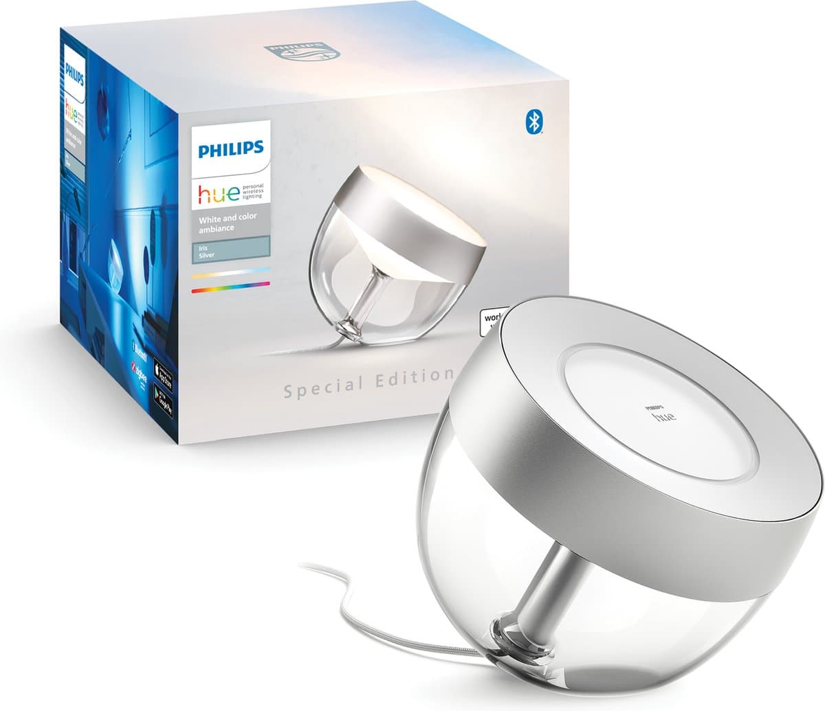 Philips Hue Iris White and Color Special Edition Zilver