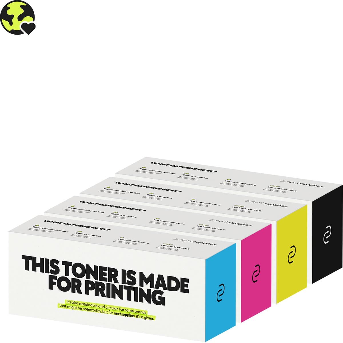 Multipack HP 205A (Zwart/Cyaan/Magenta/Geel). Originele toners, circulair.