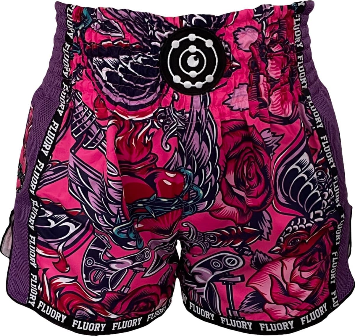 Fluory Muay Thai Kickboxing Shorts Paars MTSF90A - S