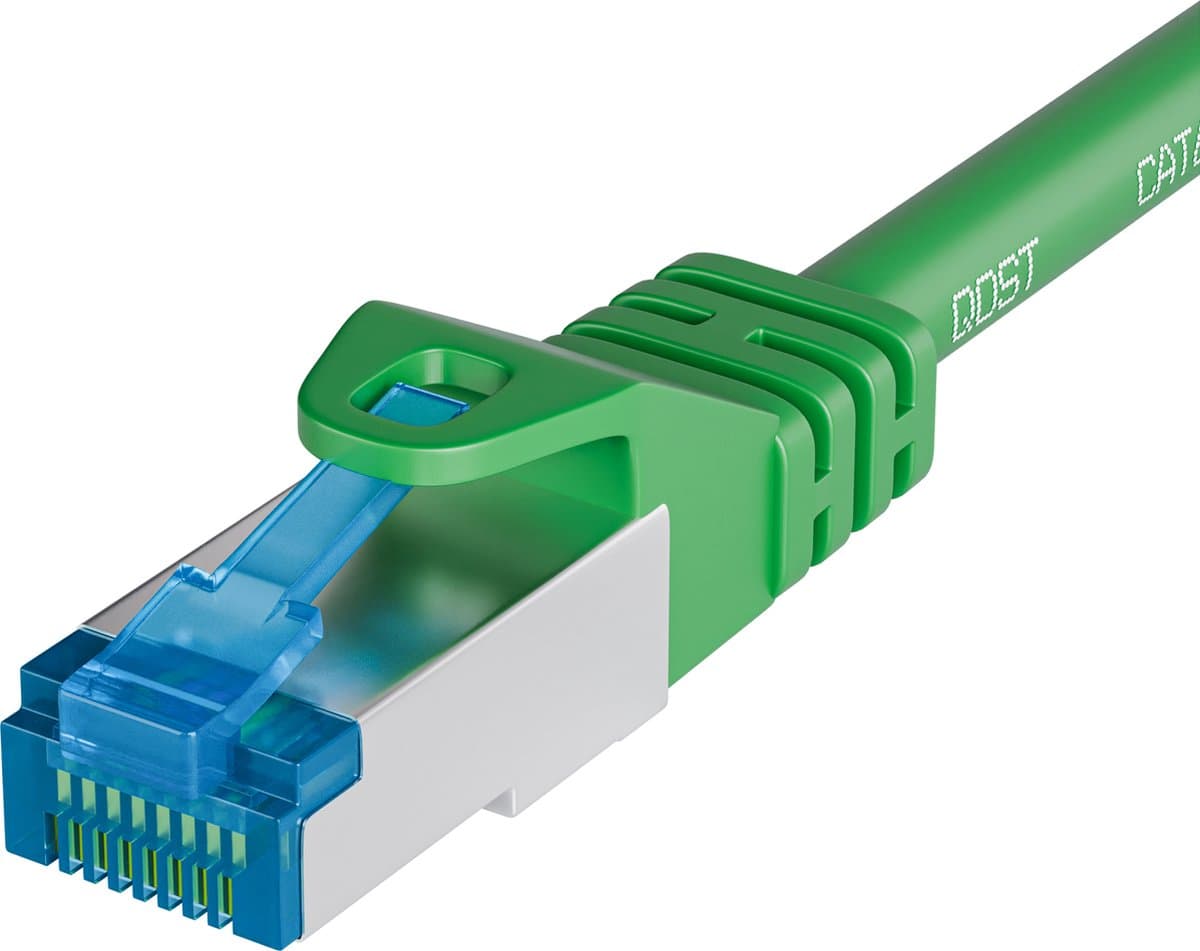 Qost - CAT6A 10G internetkabel - LSZH / UTP - 10 Gbps / 500 MHz - RJ45 Connectoren - Patchkabel / Netwerkkabel - 1 meter - Groen