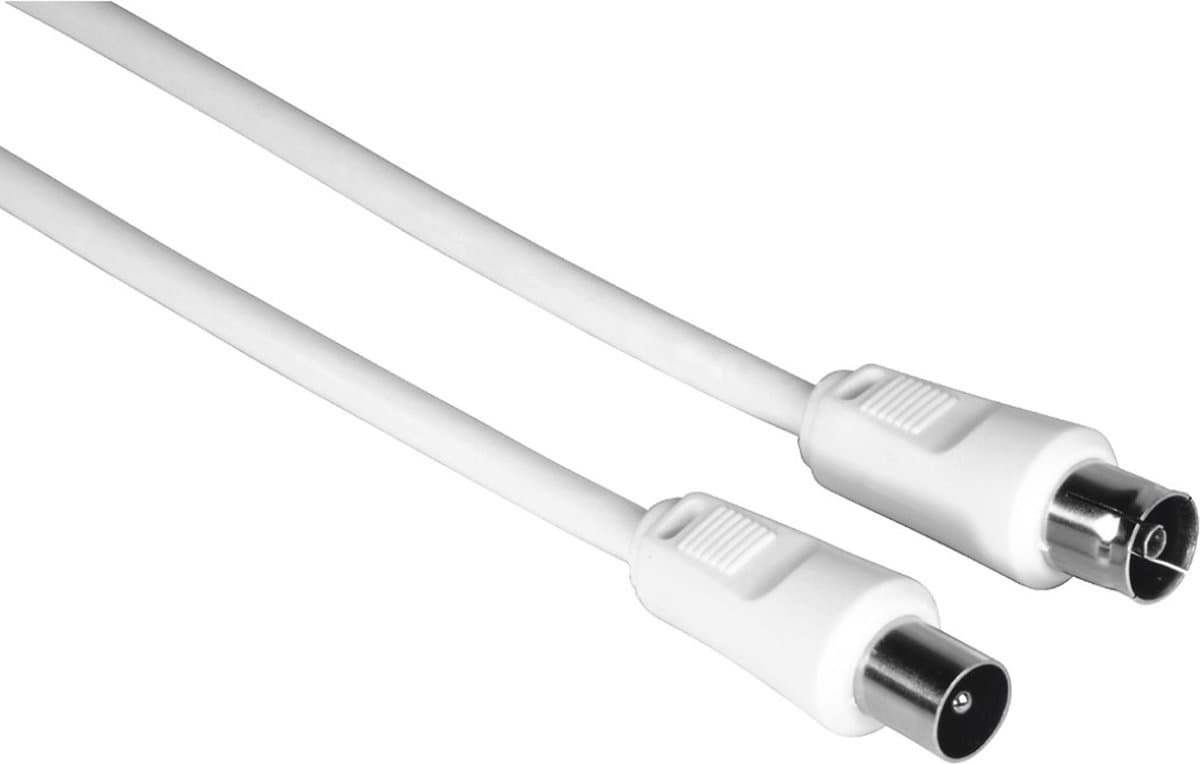Hama 00205028 coax-kabel 1,5 m Coaxiaal Wit