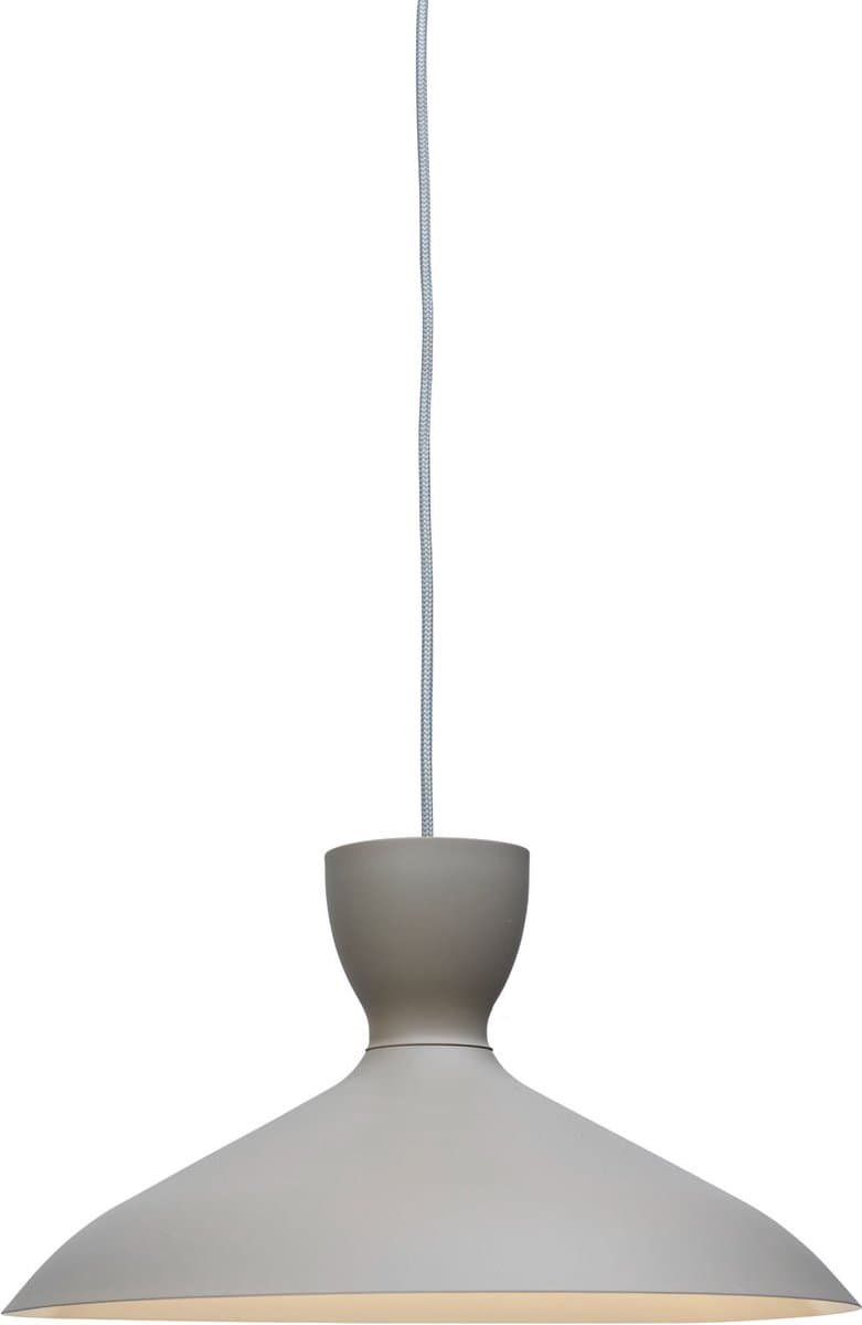 it's about RoMi Hanglamp Hanover - Grijs - 40x40x22cm - Modern - Hanglampen Eetkamer, Slaapkamer, Woonkamer