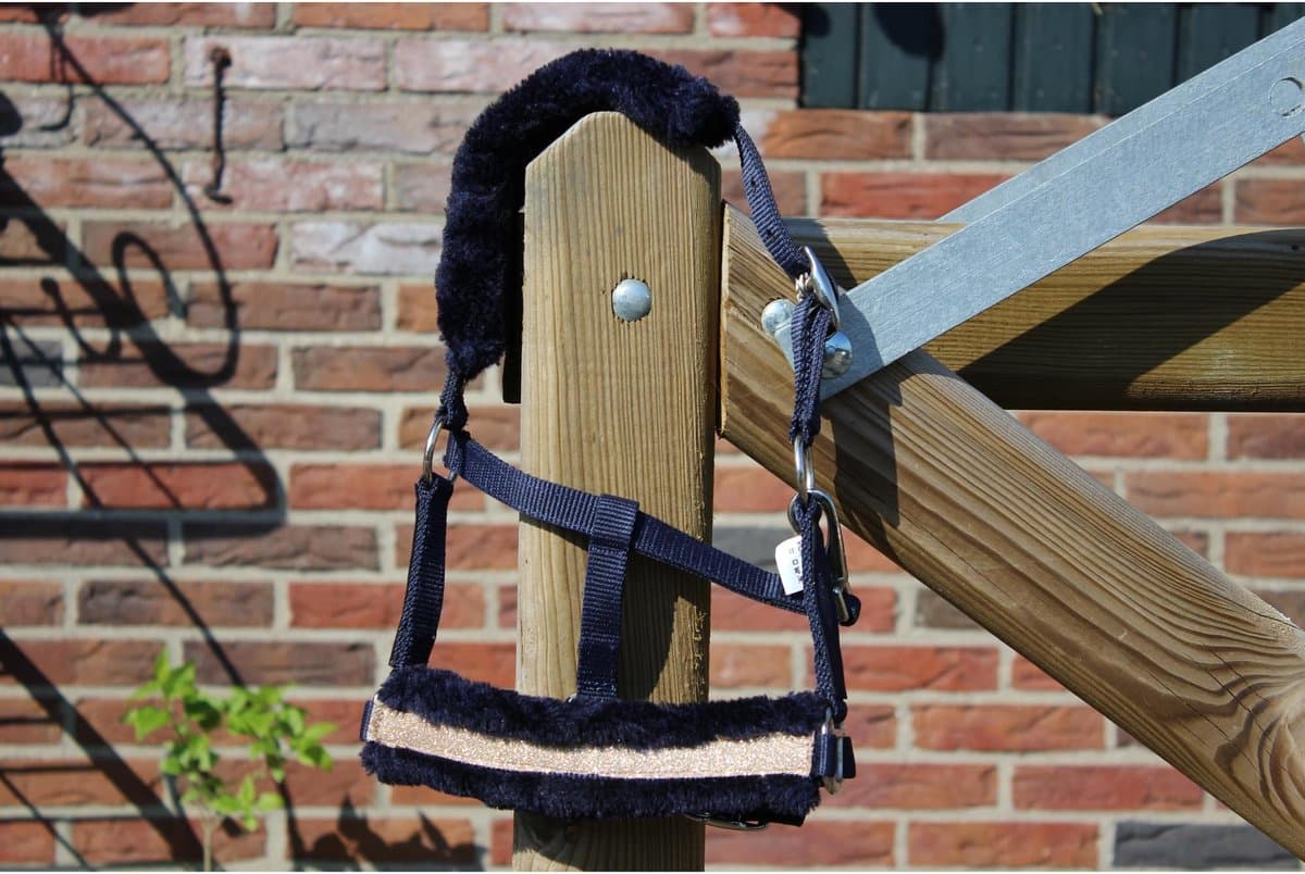 MHS Halster Glitter Cob Navy / Roségoud