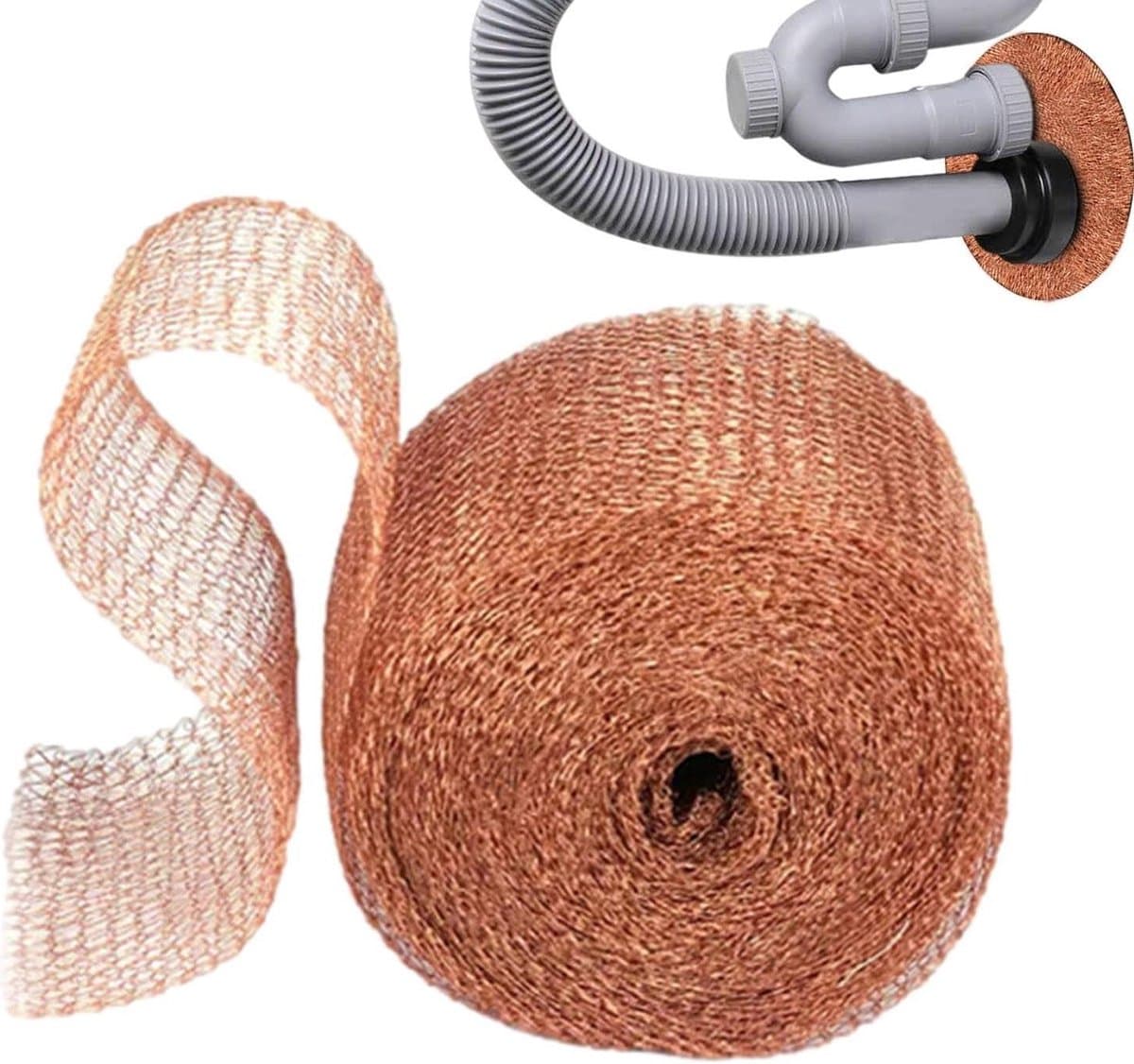 Double Layers Copper Wire Mesh Roll - Snail Barrier & Filler Blocker for Garden Protection .