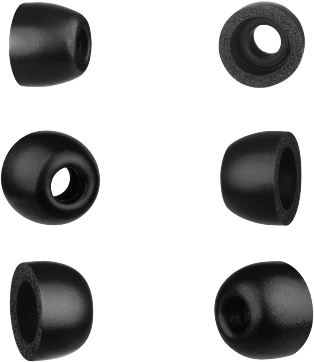 Foam ear tips van foamigo® - voor oordopjes - 3 sets: S, M, L - memory foam - eartips - opzetstukjes voor in ear oordopjes en draadloze oortjes - schuim ear tips