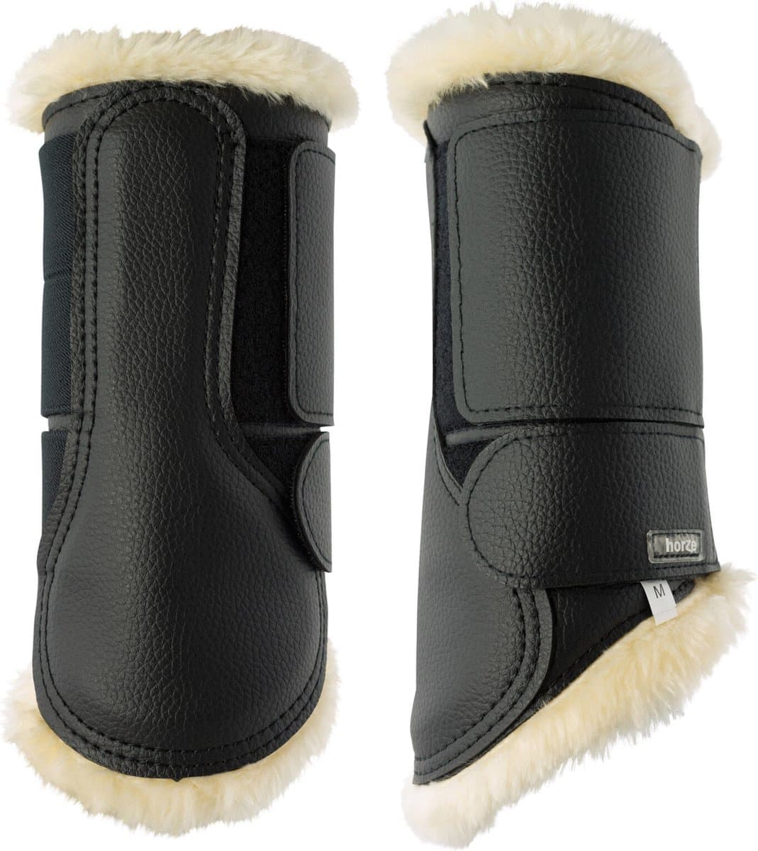 Horze Signature Beenbeschermers, Black, XL