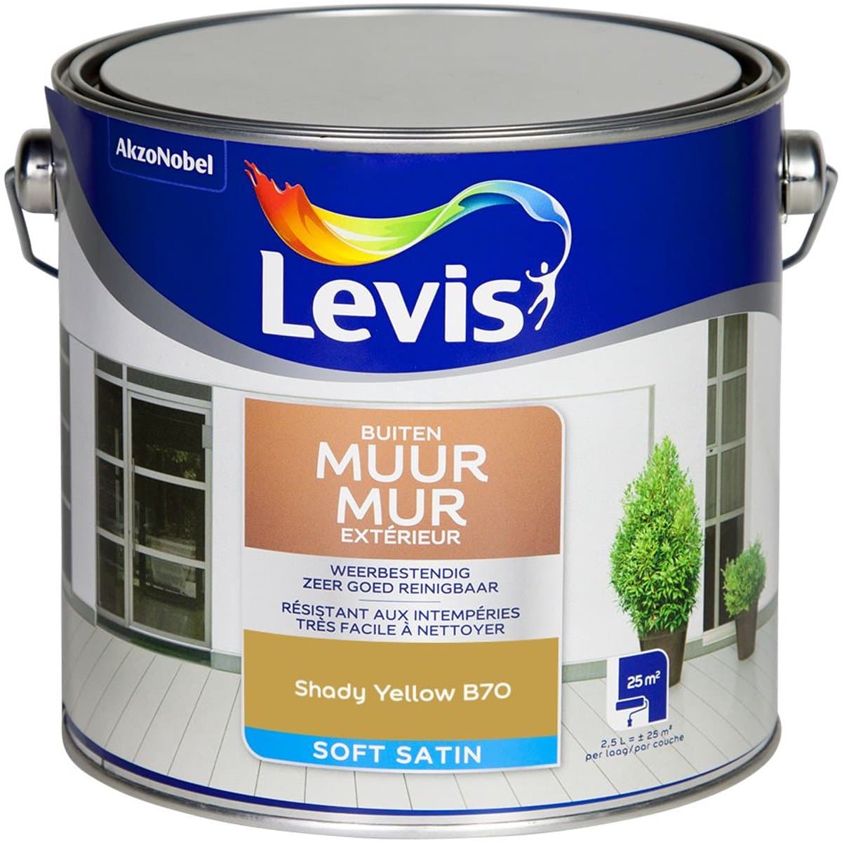Levis - Muur Buiten Mix - Shady Yellow B70 - 2,5 L