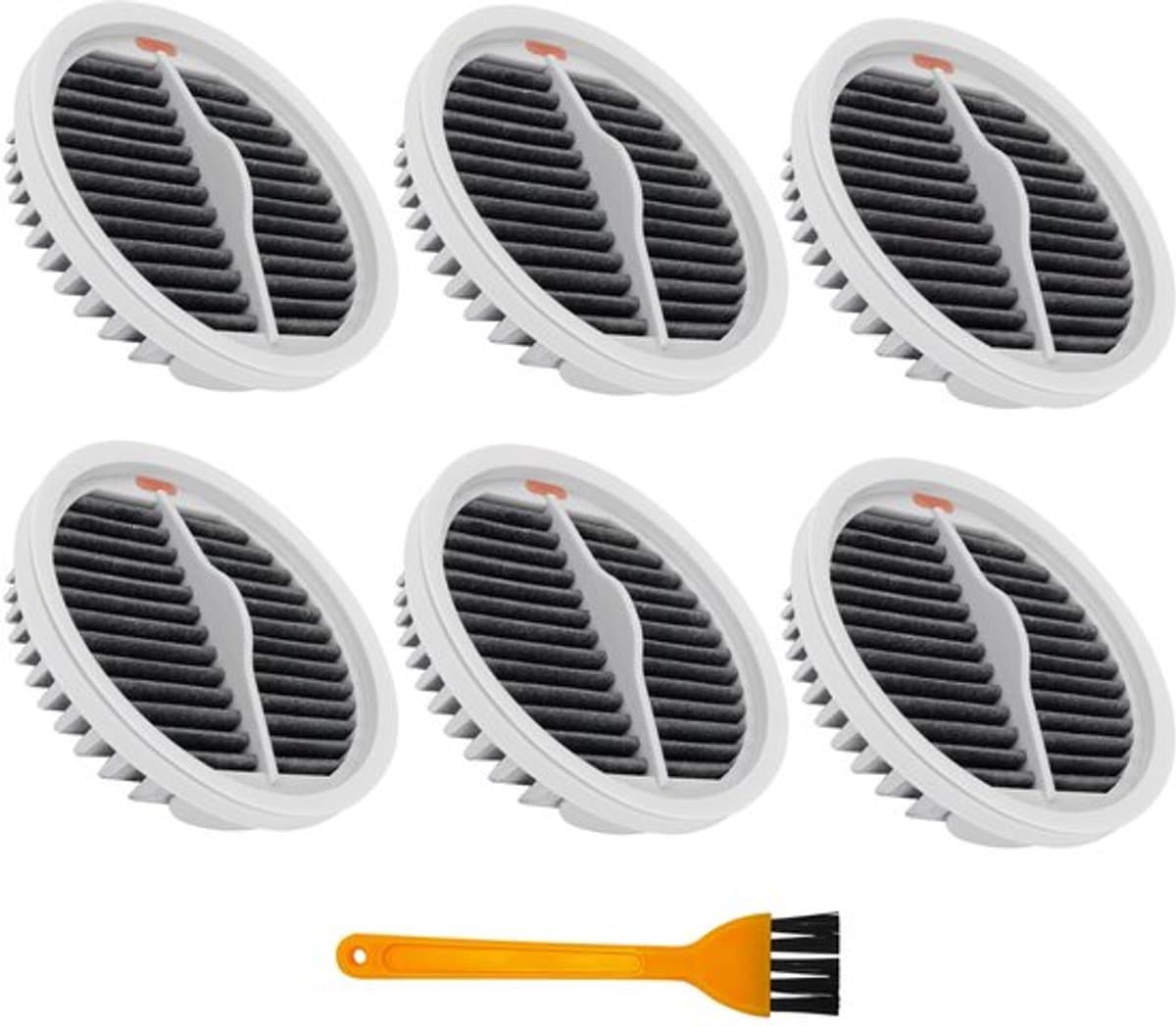 6 stuks Wasbare HEPA-filter voor Xiaomi Roidmi X20/X30/X30/S2/F8 Storm Pro Draadloze Stofzuiger