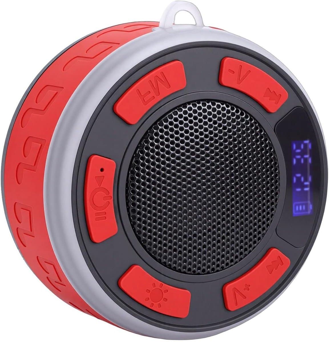 Draagbare Bluetooth Luidspreker - Waterdichte Speaker - Muziek Luisteren - RGB Verlichting LED Klok