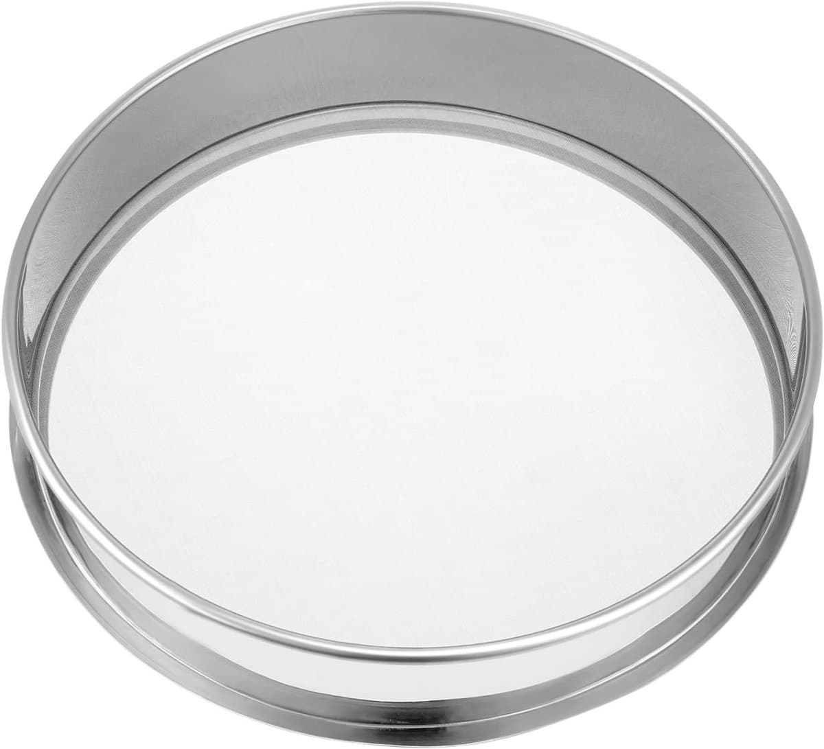Dailygoods- Zeef 25 cm - Roestvrij Staal - Fijne Mesh - Stapelbaar - Duurzaam - Geschikt voor Kruiden en Pollen - Zeefbak