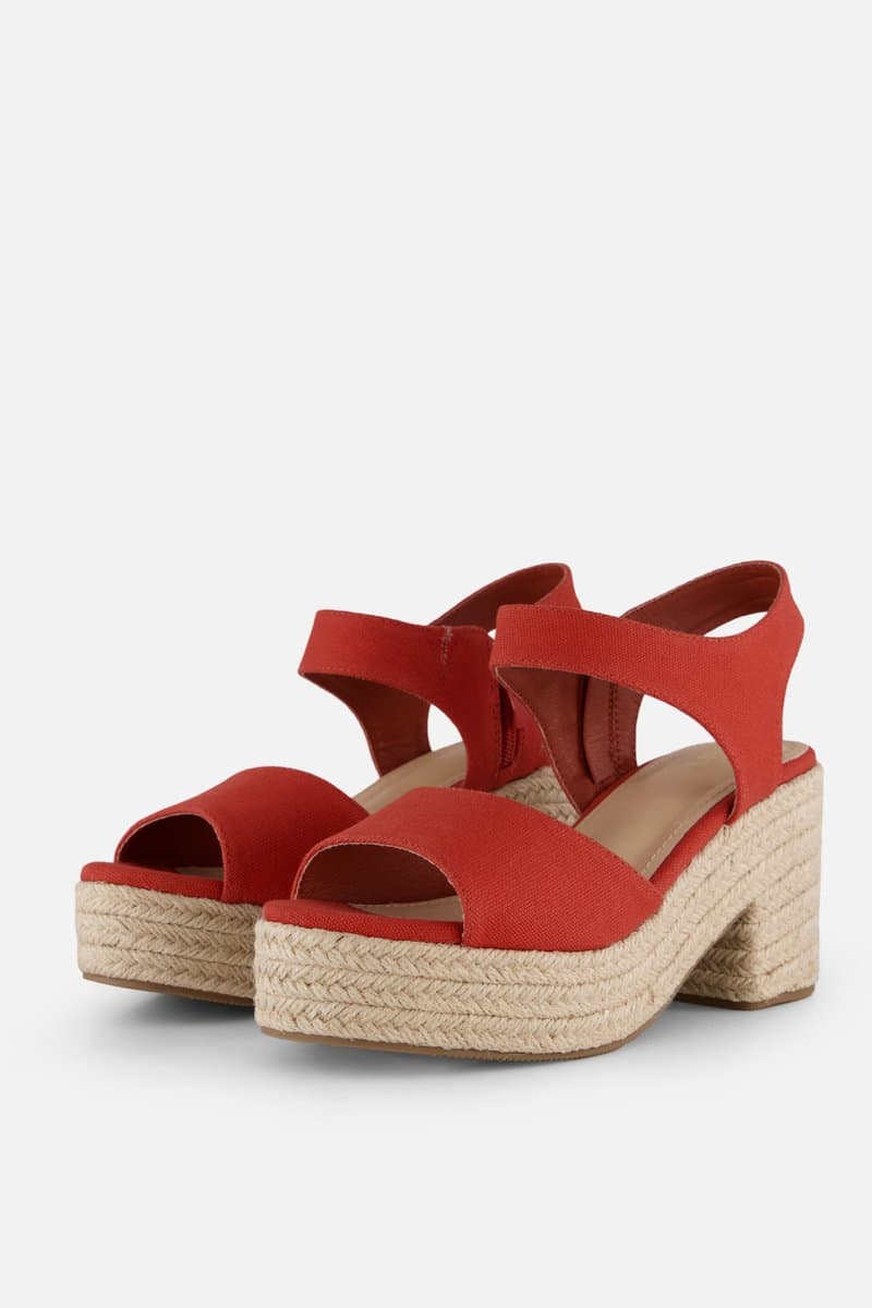 Cellini Sandalen rood Canvas - Maat 41