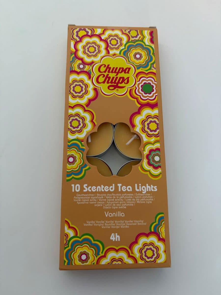 Chupa Chups Waxinelichtjes met geur 10 stuks - Vanilla