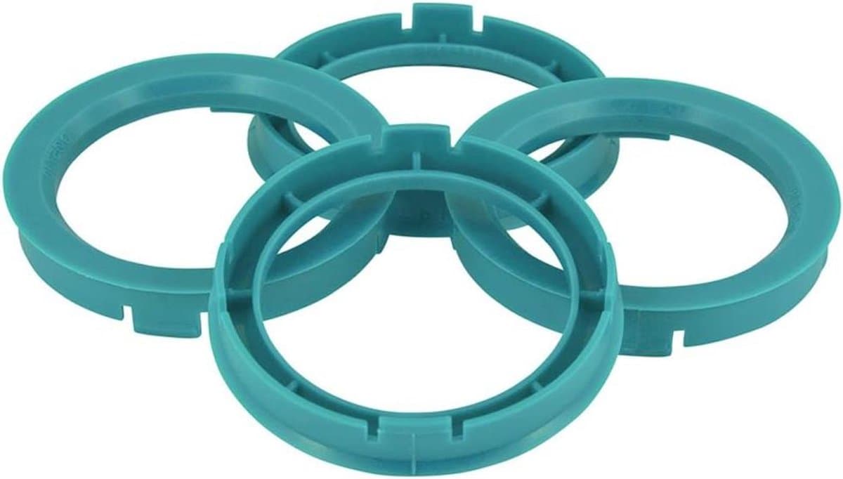 Centreerringen Set - Velgringen - Wielmontage Optimaliseren - Precisie Pasvorm - 63.3-60.1mm - Blauw