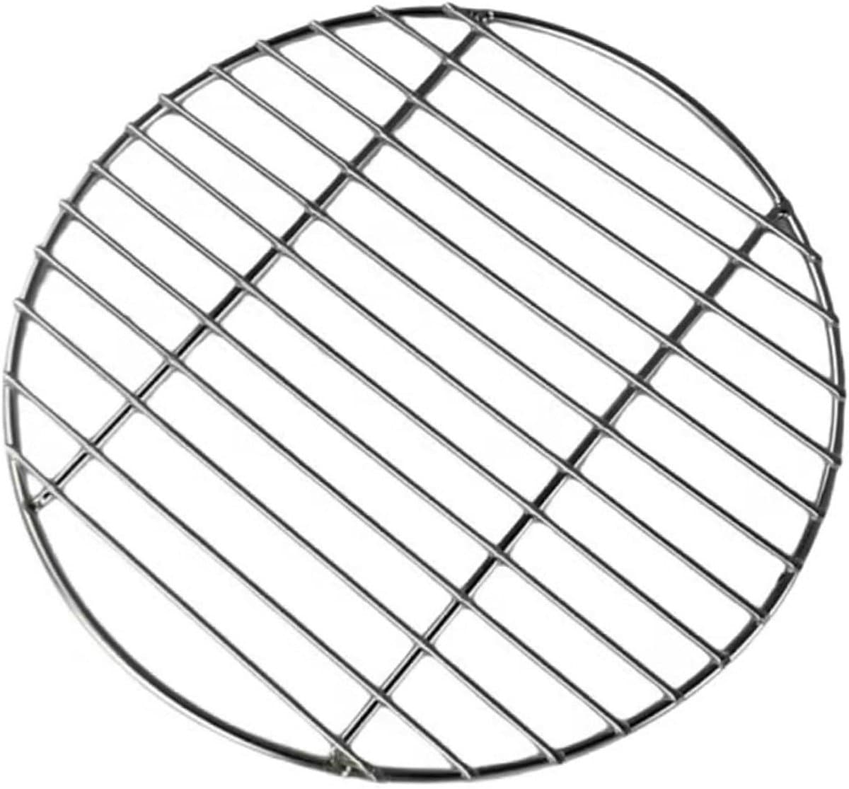 Rond BBQ Net - Grill Rooster - Buiten Koken - Mesh Ontwerp - 26 cm - Zilver