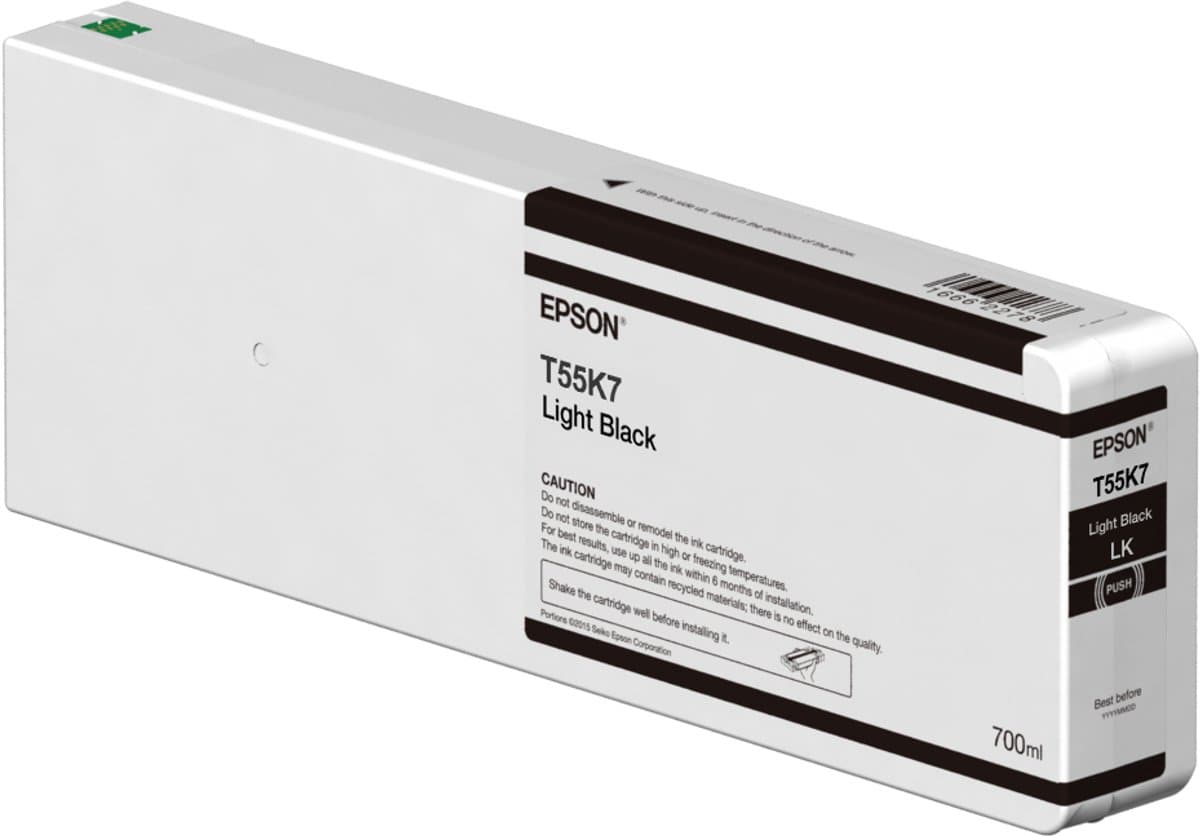Epson T55K700 inktcartridge 1 stuk origineel licht zwart