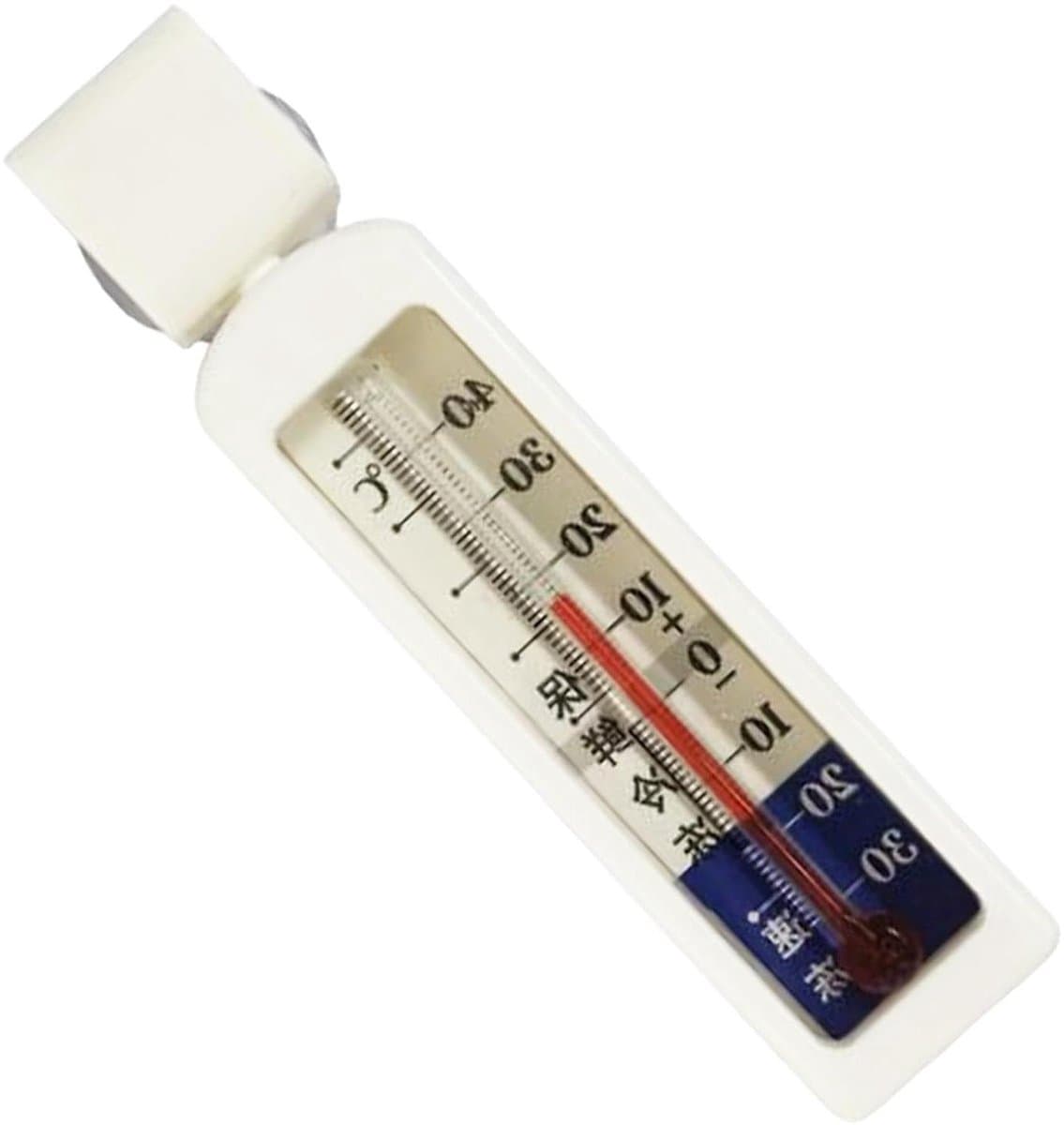 Koelkast Temperatuurmeter - Vriezer Monitor - Voedsel Veilig - Glazen Buis - 16.6 cm - Wit