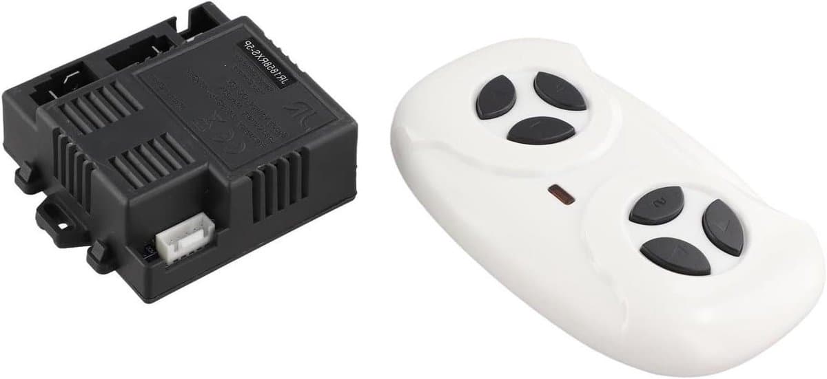 RC Ontvanger Controller - Afstandsbediening Box - Kinderauto Besturen - Snelle Afstandssynchronisatie - 13 x 8 x 6 cm - Zwart