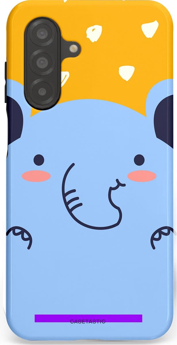 Casetastic Hoesje Geschikt voor Samsung A26 - Stijlvolle Beschermende Duo-layer Case - Knuffel van olifant