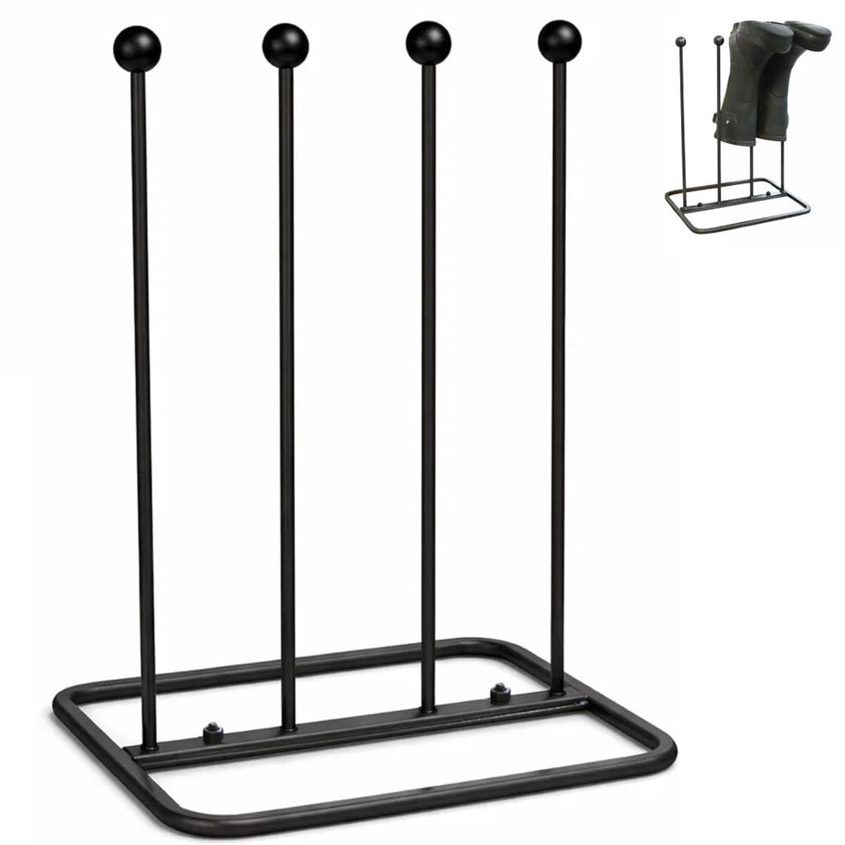 Zolvano® Laarzenrek Voor Buiten - Schoenenrek - 32Lx28Bx44H-Zwart