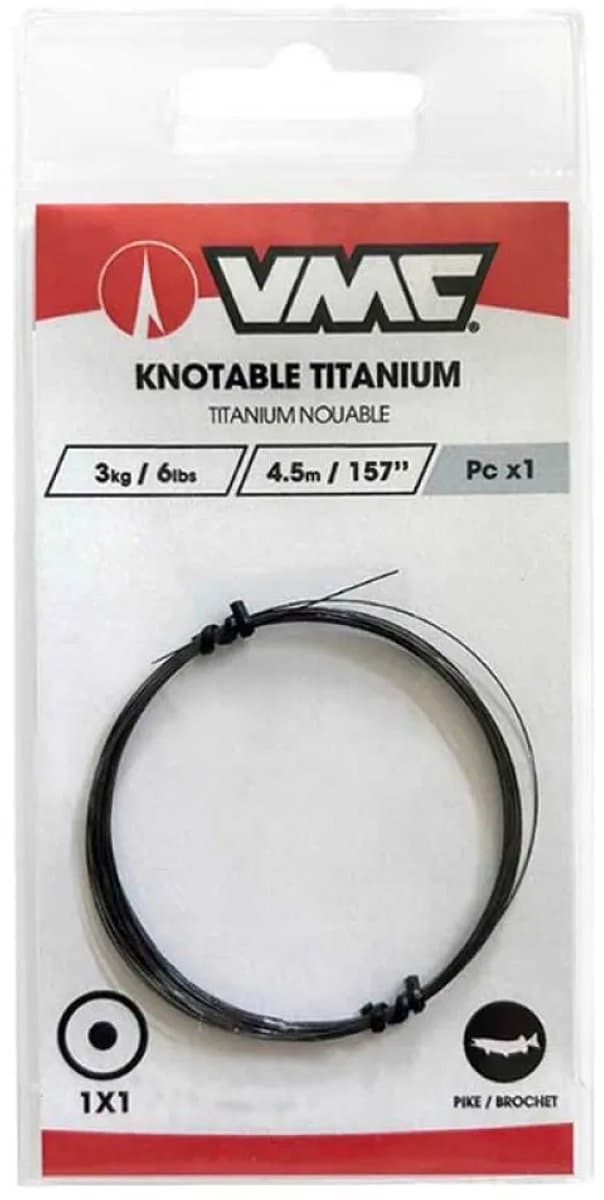 Vmc Titanium Stalen Vislijn 4.5 M Transparant 0.250 mm