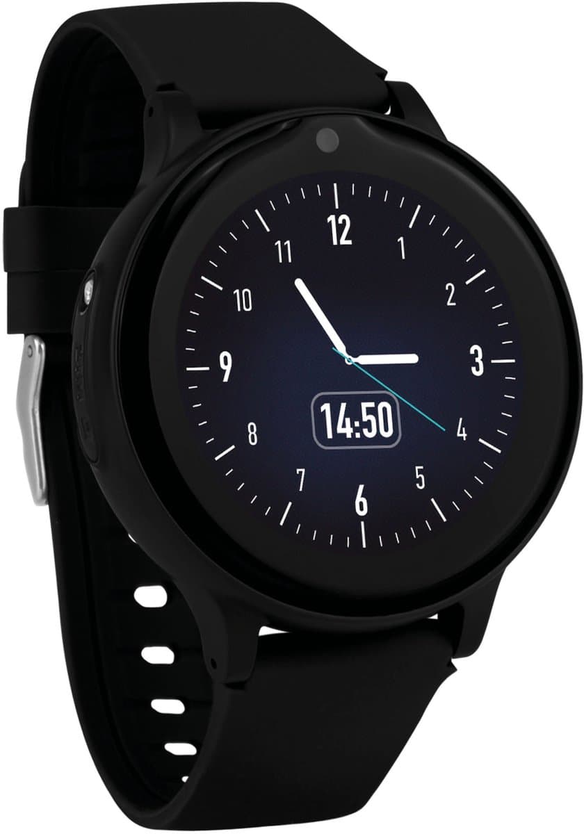 One2track Connect ONE - GPS Smartwatch voor Kinderen - Zwart - 45mm