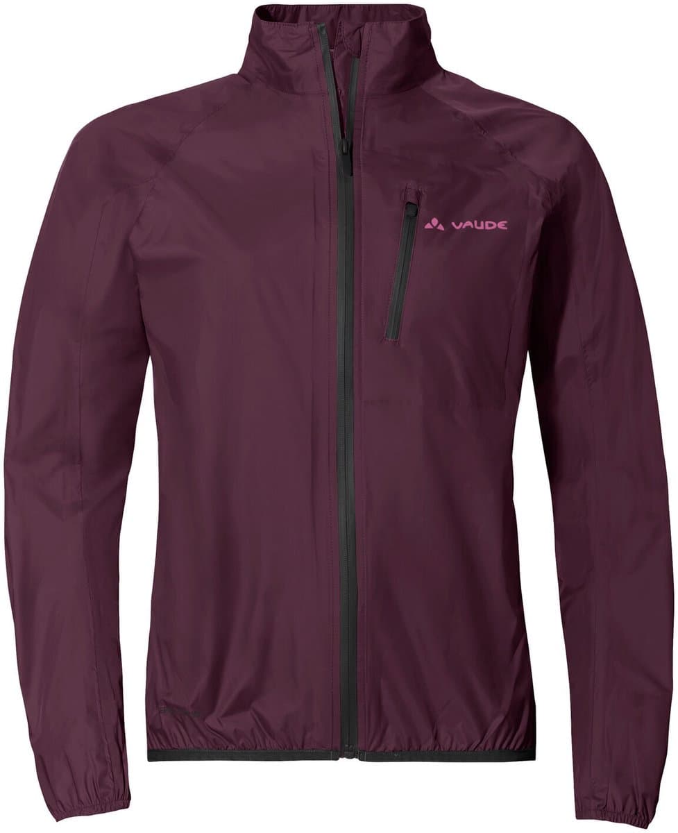 VAUDE Drop Jacket III, Hardshell jas, dames fiets-sportjassen, Waterdicht, Winddicht, Hardshell, Hoodless, Slim Fit