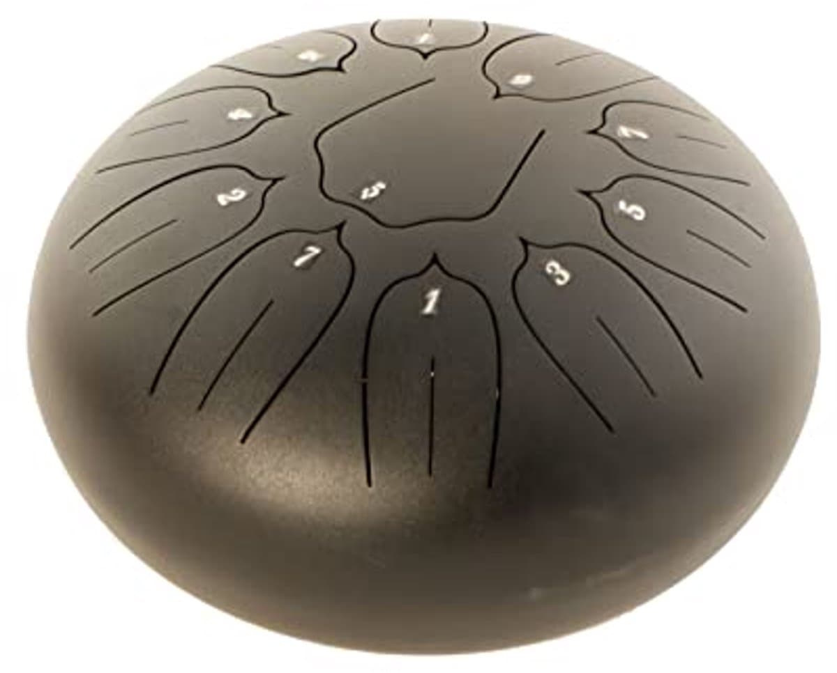 Stalen Tong Trommel 10" - Handpan met Mix Toon D voor Meditatie