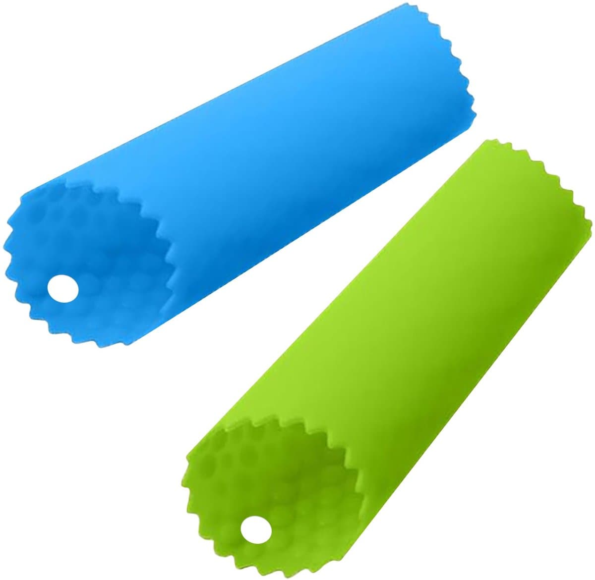 Knoflookpeller van Siliconen – 2 Stuks Set, Vaatwasserbestendig Knoflookroller, Hygiënisch & Duurzaam