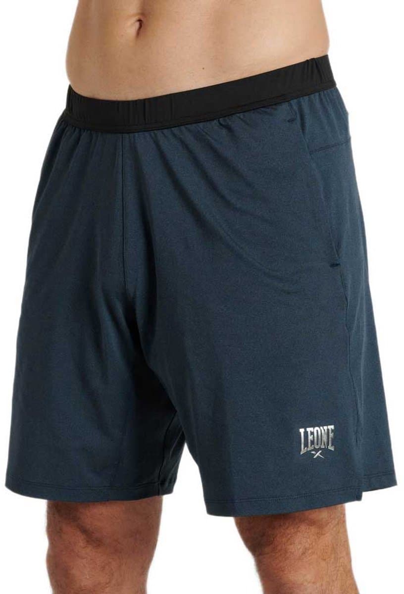 Leone1947 Melange Korte Broek Blauw L Man