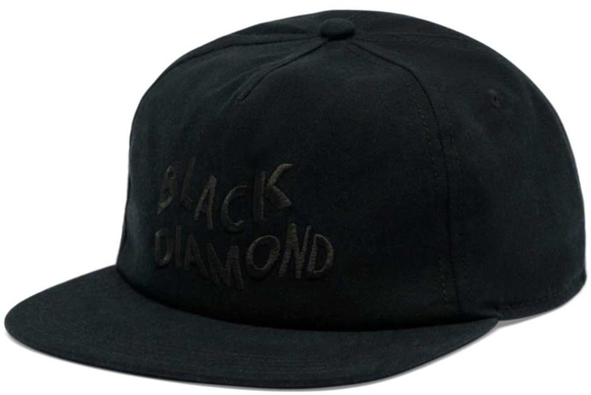 Black Diamond Washed Pet Zwart Man,Vrouw