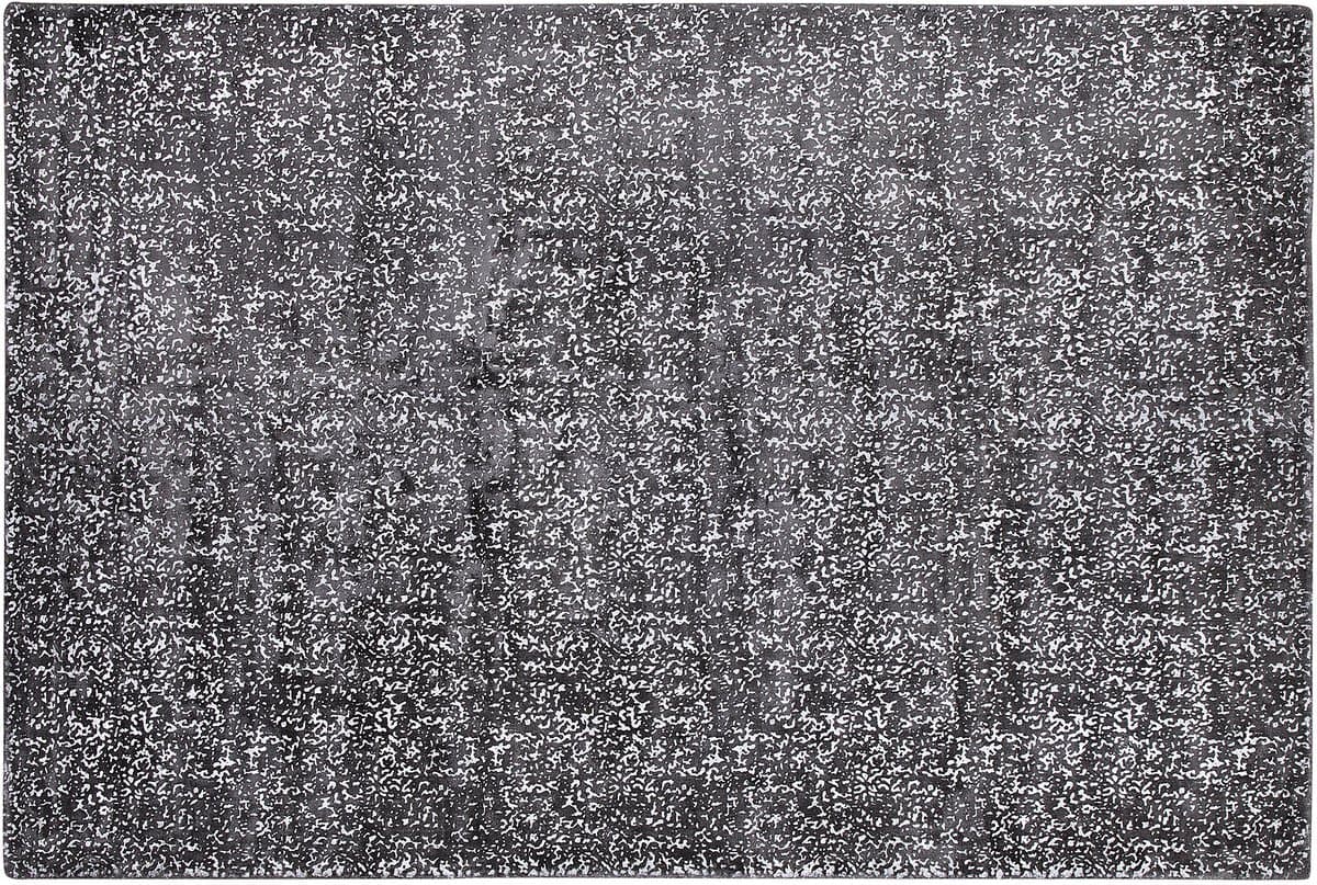 BELIANI ESEL - Laagpolig vloerkleed - Grijs/Zilver - 140 x 200 cm - Viscose